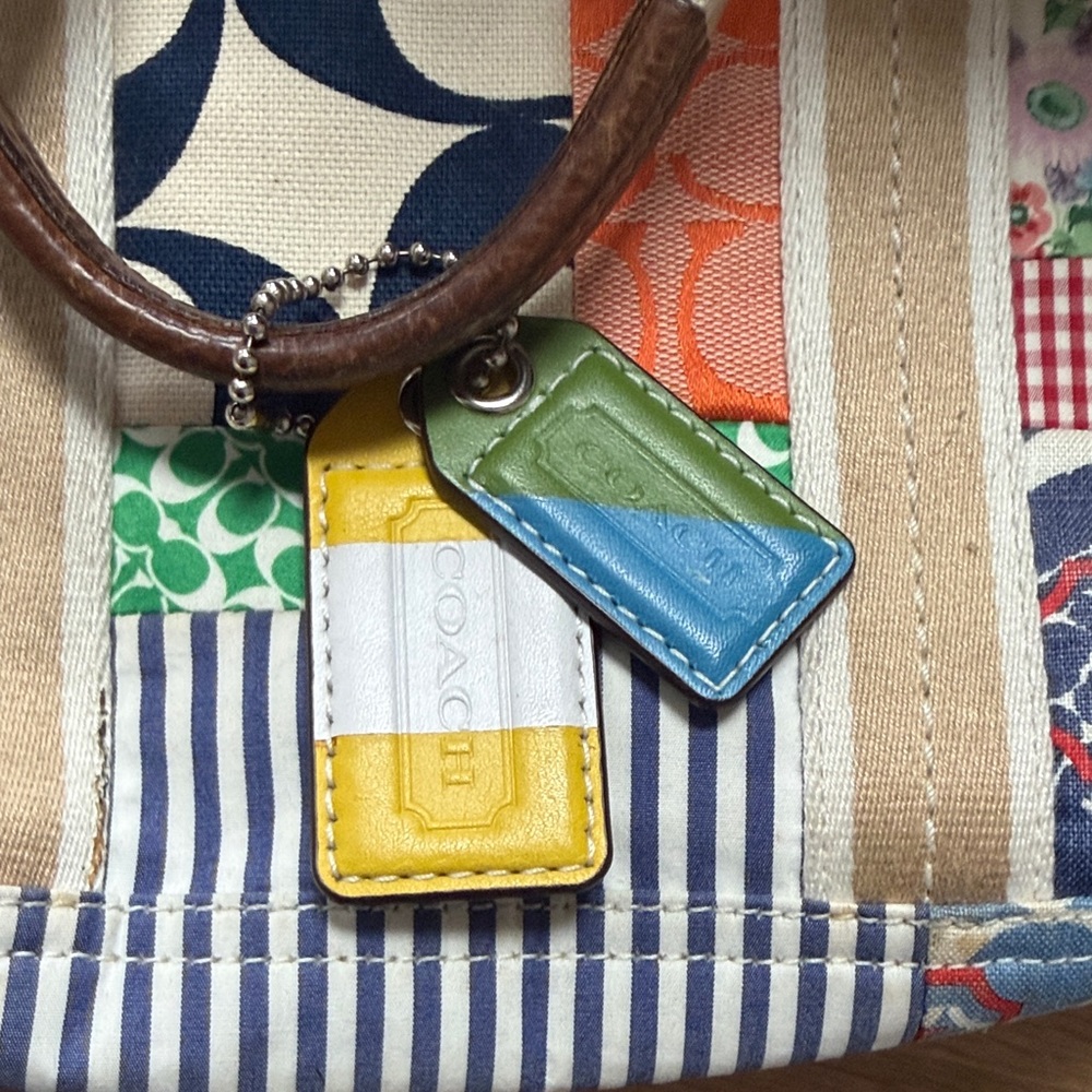 Coach Multicolor Patchwork Hampton Tote Bag - image 4